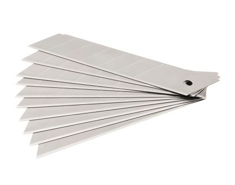 Набір 10 лез для будівельного ножа 25 мм по 6 сегментів від MASTERTOOL (17-0543)