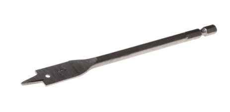 Сверло для дерева перьевое 16х152 мм 6-гранный хвостовик ¼" MASTERTOOL 2-12-016