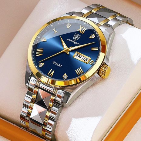 Мужские часы Poedagar Omega Blue 2158