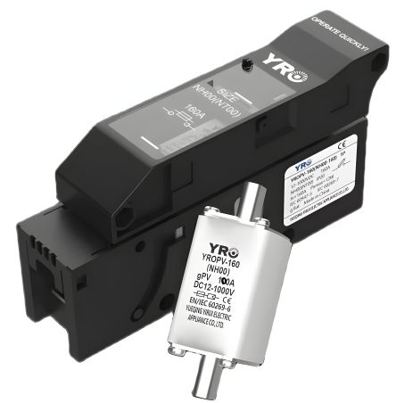 Ножевой керамический предохранитель в боксе YROPV-160 (100A 1000v) Ножевой керамический предохранитель в боксе YROPV-160 (100A 1000v)