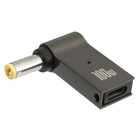 Ноутбучний зарядний адаптер, Type-C-DC 5.5-1.7 mm, 100 W Ноутбучний зарядний адаптер, Type-C-DC 5.5-1.7 mm, 100 W