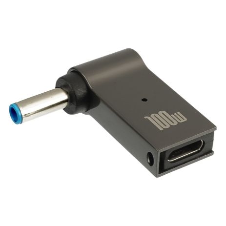 Адаптер для заряджання ноутбуків HP, Type-C-DC 4.5-3.0 mm, 100 W Адаптер для заряджання ноутбуків HP, Type-C-DC 4.5-3.0 mm, 100 W