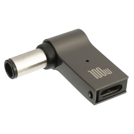 Адаптер для заряджання ноутбуків HP, Type-C-DC 7.4-5.0-0.6 mm, 100 W Адаптер для заряджання ноутбуків HP, Type-C-DC 7.4-5.0-0.6 mm, 100 W