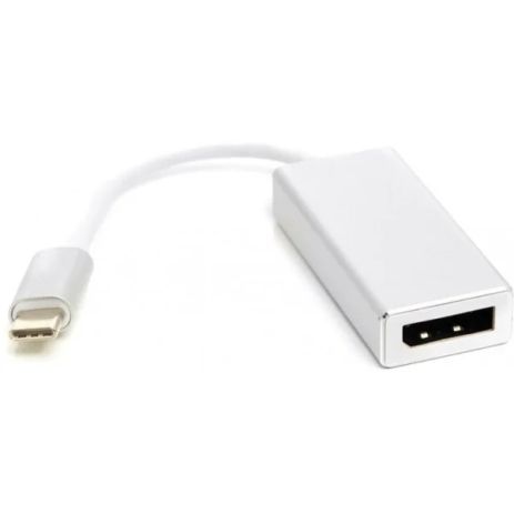 Переходник PowerPlant USB Type-C 3.1 Thunderbolt 3 (M) - DisplayPort (F), 4K, 0.15 м