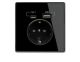 Внутрішня настінна розетка Type-C USB 250В/16А чорна Внутрішня настінна розетка Type-C USB 250В/16А чорна