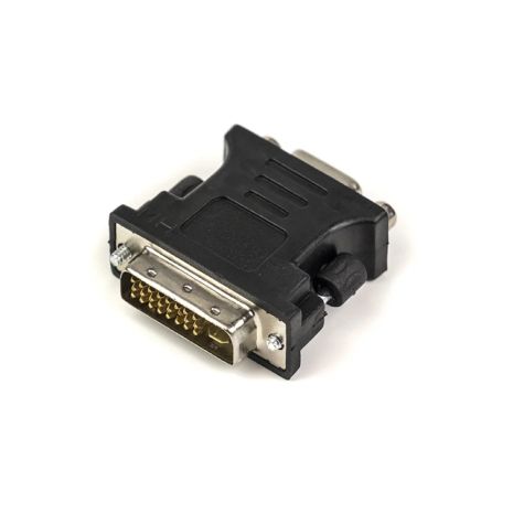 Перехідник PowerPlant VGA - DVI-I (24+5 pin), чорний Перехідник PowerPlant VGA - DVI-I (24+5 pin), чорний