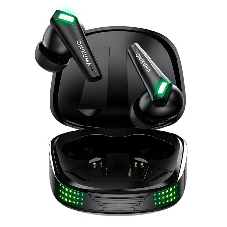 Бездротові навушники Onikuma T308, BT5.3, 40mAh, 300mAh, 6 годин, black Бездротові навушники Onikuma T308, BT5.3, 40mAh, 300mAh, 6 годин, black