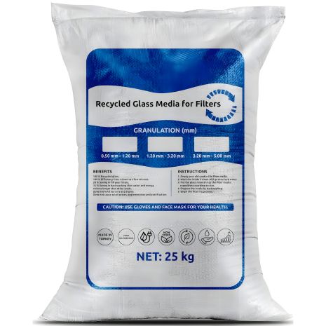 Кварцовий пісок для басейну Aquaviva 0.4-0.8 мм (25 кг) Кварцовий пісок для басейну Aquaviva 0.4-0.8 мм (25 кг)