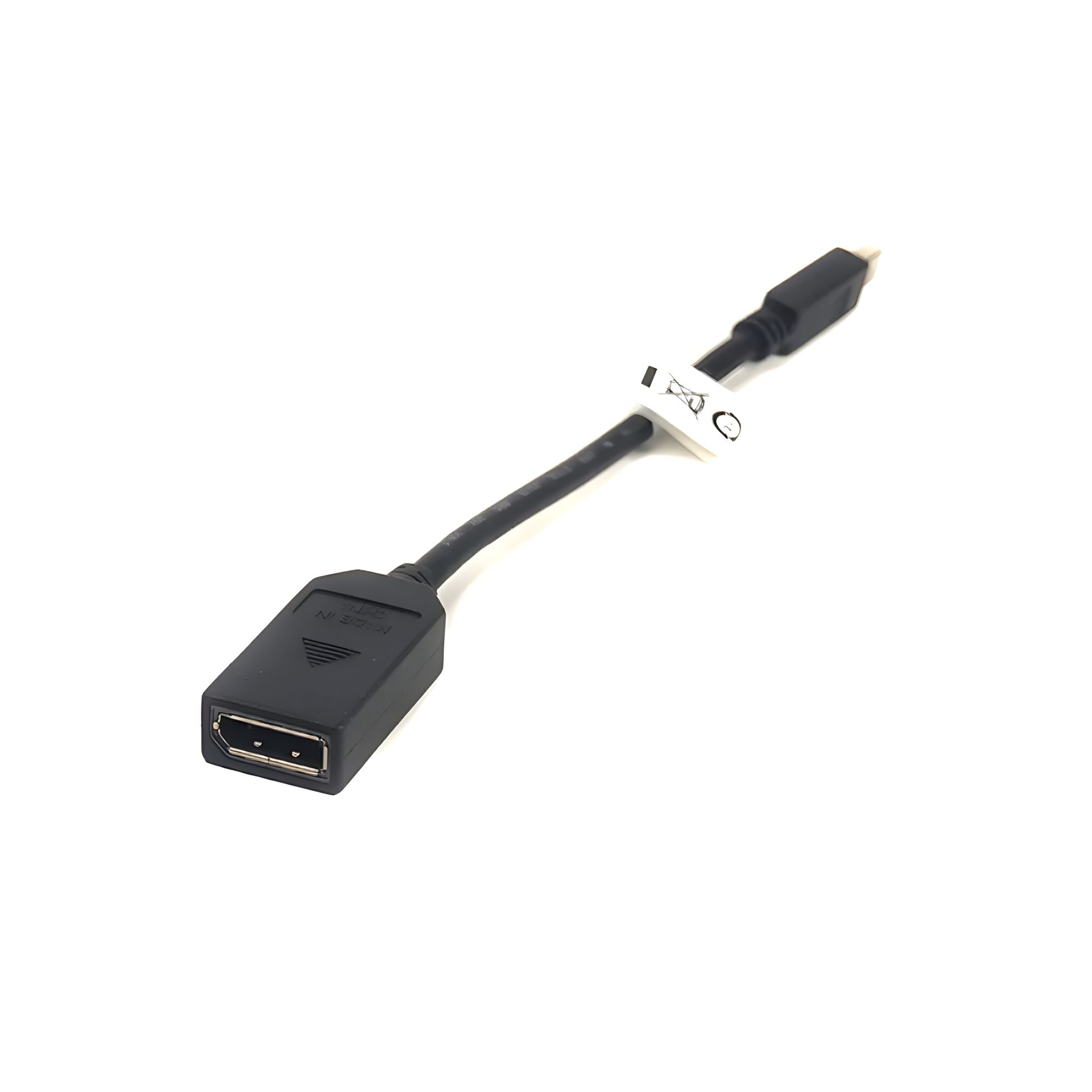 Перехідний кабель PowerPlant mini DisplayPort (Thunderbolt) M — DisplayPort F, 0.2 м Перехідний кабель PowerPlant mini DisplayPort (Thunderbolt) M — DisplayPort F, 0.2 м