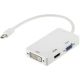Перехідник PowerPlant mini DisplayPort - HDMI, DVI, VGA (3 в 1) Перехідник PowerPlant mini DisplayPort - HDMI, DVI, VGA (3 в 1)