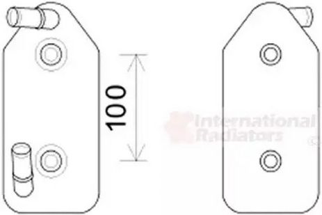 Радиатор масляный AUDI 096409061D, VAN WEZEL (03003356)