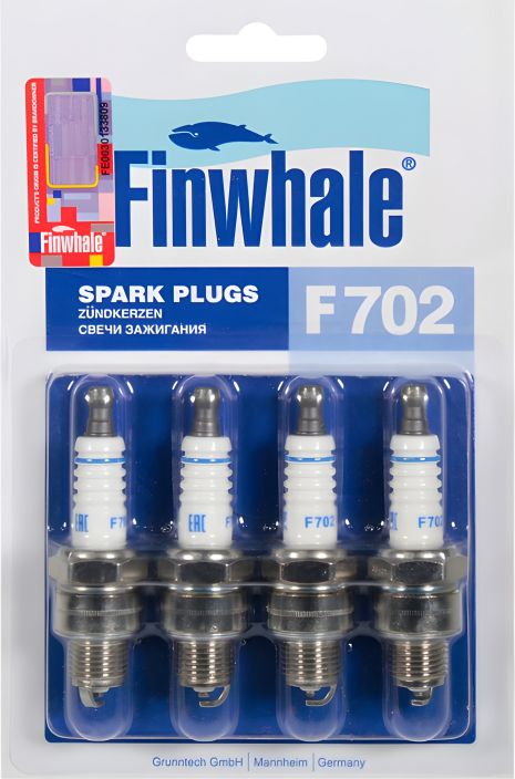 Комплект свечей зажигания FINWHALE F702 для ГАЗ, УАЗ 3151, Renault Комплект свечей зажигания FINWHALE F702 для ГАЗ, УАЗ 3151, Renault