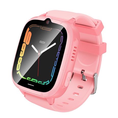 Дитячий смарт-годинник HOCO 4G children phone watch Y106, ipx7, 1.83", LCD, 4G Call, WiFi positionning, 730mAh, pink Дитячий смарт-годинник HOCO 4G children phone watch Y106, ipx7, 1.83", LCD, 4G Call, WiFi positionning, 730mAh, pink