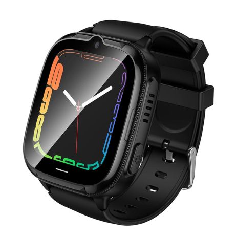 Дитячий смарт-годинник HOCO 4G children phone watch Y106, ipx7, 1.83", LCD, 4G Call, WiFi positionning, 730mAh, black Дитячий смарт-годинник HOCO 4G children phone watch Y106, ipx7, 1.83", LCD, 4G Call, WiFi positionning, 730mAh, black