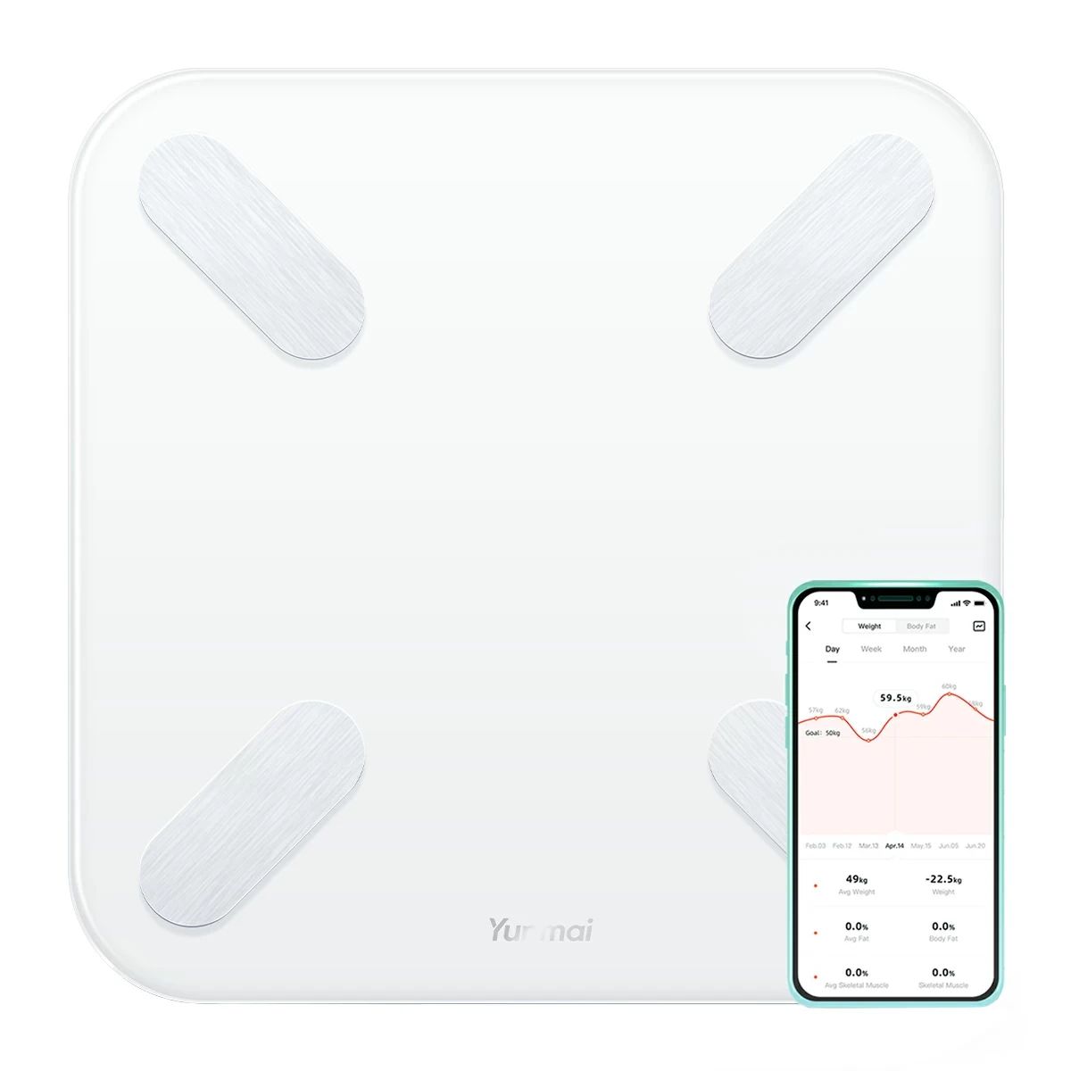 Розумні ваги Xiaomi YUNMAI X Smart Scale (YMBS-M268) Розумні ваги Xiaomi YUNMAI X Smart Scale (YMBS-M268)
