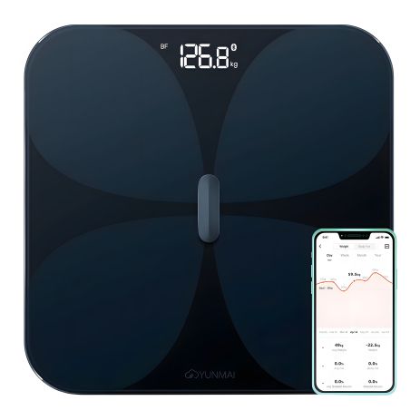 Xiaomi Yunmai PRO Smart Scale, розумні ваги, чорний (M1806) Xiaomi Yunmai PRO Smart Scale, розумні ваги, чорний (M1806)