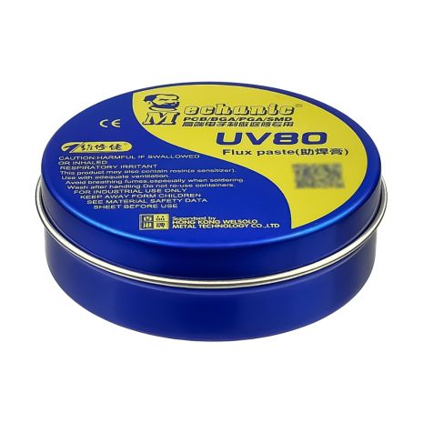 Флюс-паста Mechanic UV80 60 гр (без вмісту галогенів)