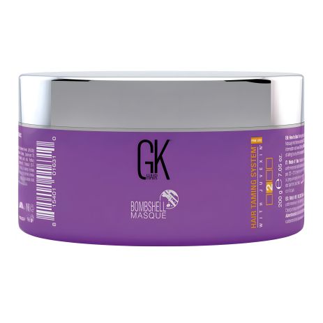 Маска с блондинистым оттенком для окрашенных волос GKhair (Global Keratin) Ultra Blonde Bombshell, 200 г Маска с блондинистым оттенком для окрашенных волос GKhair (Global Keratin) Ultra Blonde Bombshell, 200 г