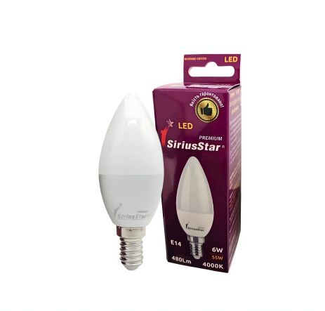 LED лампа SIRIUSSTAR 3202 6W-4000K-E14
