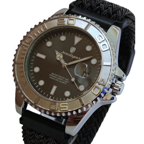 Мужские часы Poedagar Pilot Nylon, 2 ремешка 2153