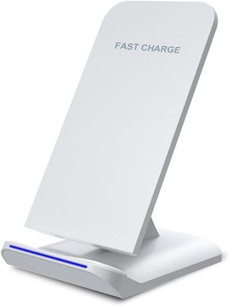 Складная беспроводная зарядка Fast Charge Q740 15w, Настольная подставка для телефона, QC3.0 Белый