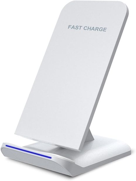 Складная беспроводная зарядка Fast Charge Q740 15w, Настольная подставка для телефона, QC3.0 Белый