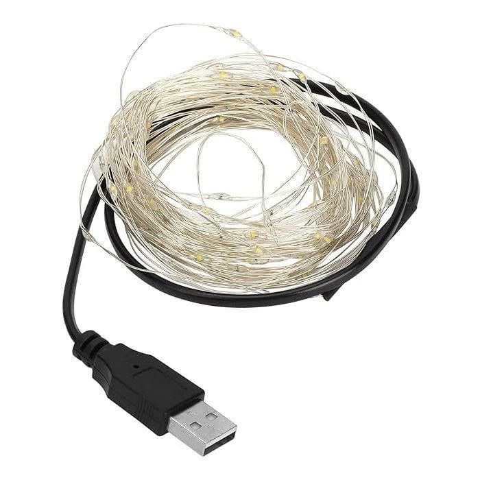 Гірлянда 10м, 100 світлодіодів, тепле світло, розетка EU, 220V Гірлянда 10м, 100 світлодіодів, тепле світло, розетка EU, 220V