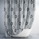 Довга штора для ванної, 180x220 см, Rings grey Tropik Довга штора для ванної, 180x220 см, Rings grey Tropik