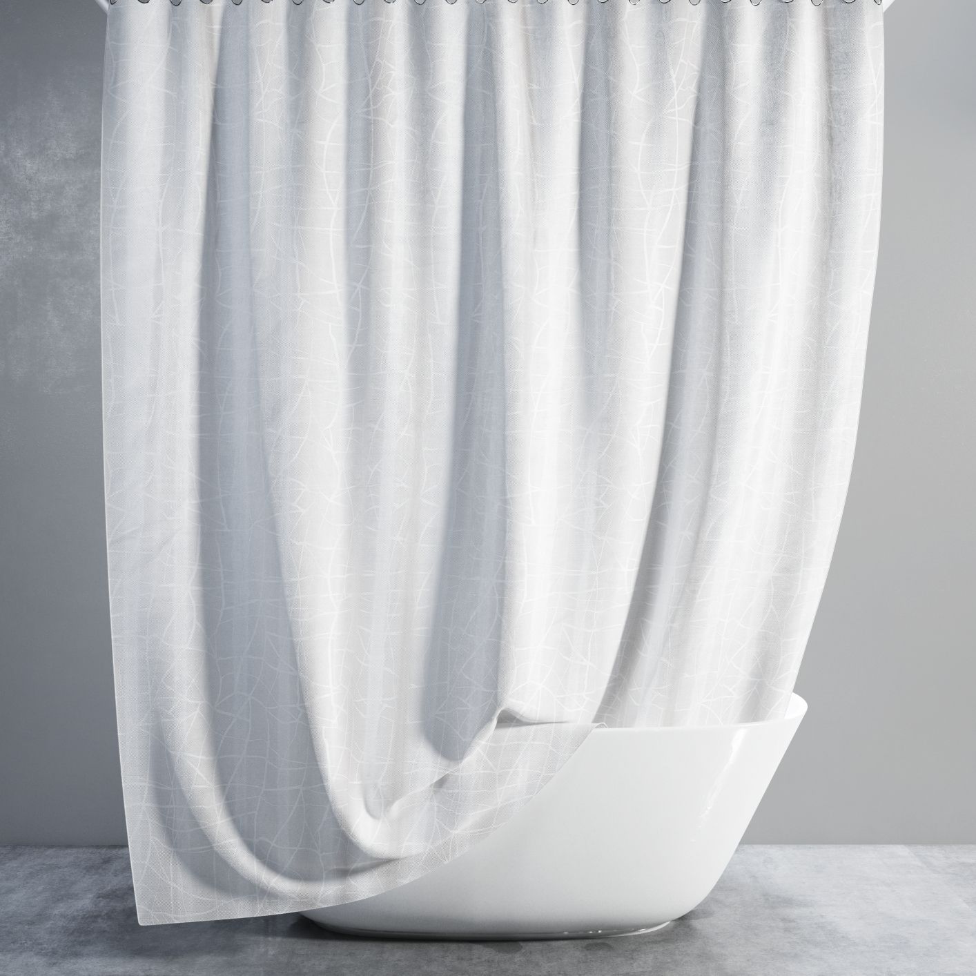Ванна штора, вузька, 120x200 см, Marble Tropik Ванна штора, вузька, 120x200 см, Marble Tropik