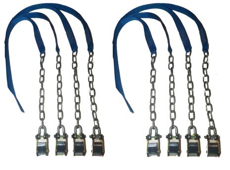 Универсальные цепи браслеты противоскольжения, 8шт