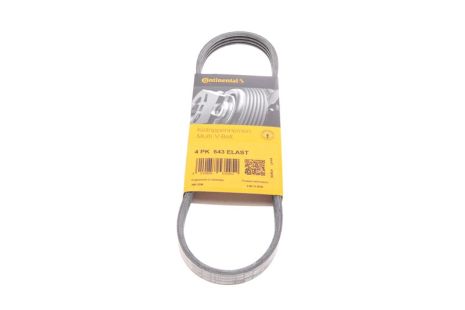 Поликлиновый ремень CHEVROLET AVEO, CONTITECH (4PK643ELAST)