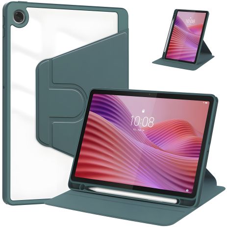 Зеленуватий чохол TPUCristal з тримачем для стилуса для Lenovo Tab (TB311) 2025 Зеленуватий чохол TPUCristal з тримачем для стилуса для Lenovo Tab (TB311) 2025