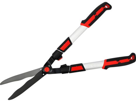 Ножницы для живой изгороди с гофрированными лезвиями и телескопической алюминиевой ручкой YATO (YT-88213) Ножницы для живой изгороди с гофрированными лезвиями и телескопической алюминиевой ручкой YATO (YT-88213)