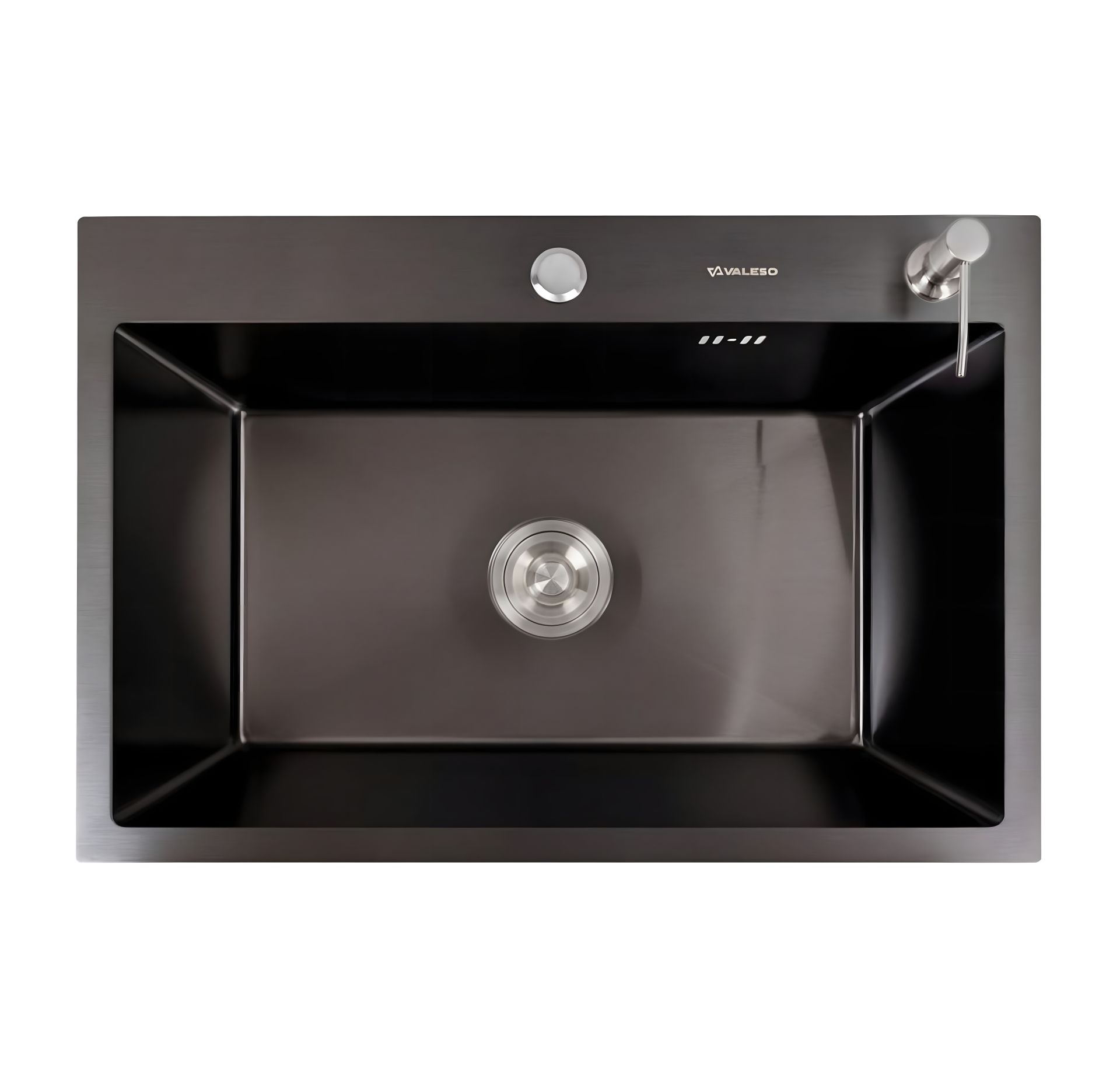 Кухонна Мийка VALESO Handmade, 65х45, Чорна, PVD Кухонна Мийка VALESO Handmade, 65х45, Чорна, PVD