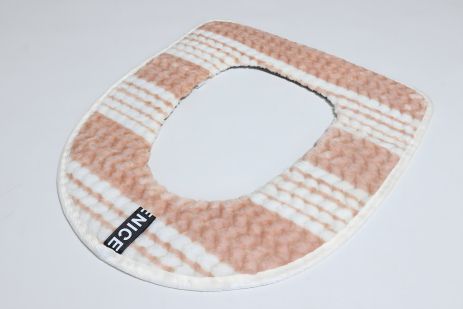 Мягкая подкладка унитаза на липучке, розовая Art. 0183