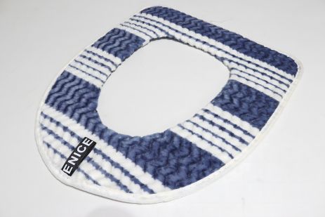 Мягкая подкладка для унитаза на липучке Art. 0183 Темно-серый