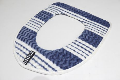 Мягкая подкладка для унитаза на липучке Art. 0183 Темно-серый