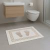 Килимок у ванну бавовняний Foot Tropichome 50*70 cм 2064/beige - Комфорт і Стиль