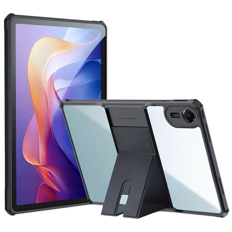 Чехол накладка с подставкой HunDD c усиленными углами для для Xiaomi Redmi Pad 2 (11") Черный