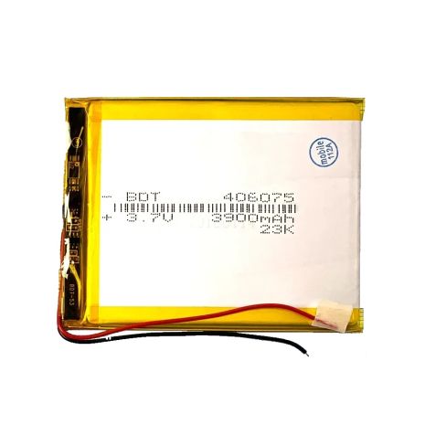 Аккумулятор универсальный 406075 74 х 59 х 3 мм 3900 mAh 3.7V, Аккумулятор универсальный 406075 74 х 59 х 3 мм 3900 mAh 3.7V,