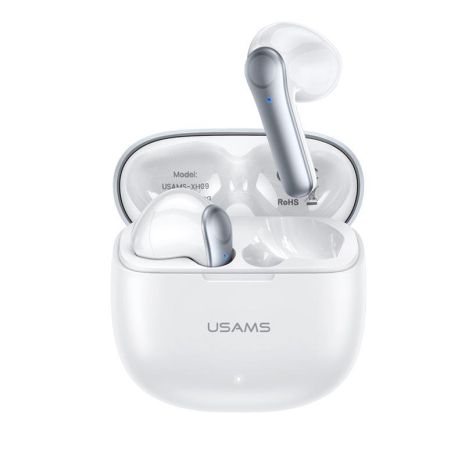 Наушники Bluetooth USAMS TWS Earbuds XH09 |BT5.1, 35/300mAh, 5.5h| white