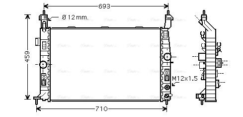 Радиатор охлаждения VAUXHALL MERIVA OPEL MERIVA AVA COOLING (OLA2431) Радиатор охлаждения VAUXHALL MERIVA OPEL MERIVA AVA COOLING (OLA2431)
