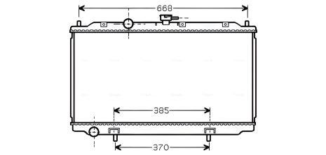 Радіатор охолодження для NISSAN PRIMERA, AVA COOLING (DNA2215) Радіатор охолодження для NISSAN PRIMERA, AVA COOLING (DNA2215)