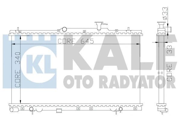 Радіатор охолодження HYUNDAI ACCENT, KALE OTO RADYATOR (369000) Радіатор охолодження HYUNDAI ACCENT, KALE OTO RADYATOR (369000)