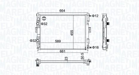 Радіатор охолодження RENAULT GRAND, MAGNETI MARELLI (350213160600) Радіатор охолодження RENAULT GRAND, MAGNETI MARELLI (350213160600)