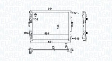 Радиатор охлаждения RENAULT GRAND, MAGNETI MARELLI (350213160600) Радиатор охлаждения RENAULT GRAND, MAGNETI MARELLI (350213160600)