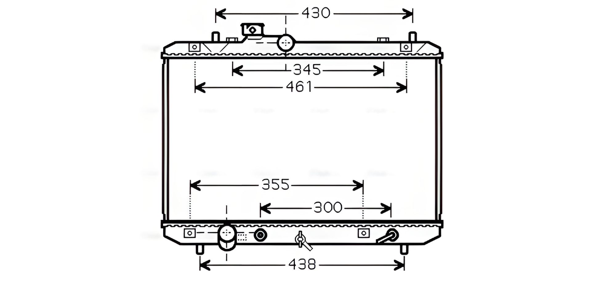 Охолоджуючий радіатор для SUZUKI SWIFT, AVA COOLING (SZ2098) Охолоджуючий радіатор для SUZUKI SWIFT, AVA COOLING (SZ2098)