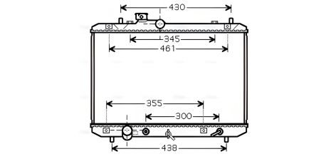 Охолоджуючий радіатор для SUZUKI SWIFT, AVA COOLING (SZ2098) Охолоджуючий радіатор для SUZUKI SWIFT, AVA COOLING (SZ2098)