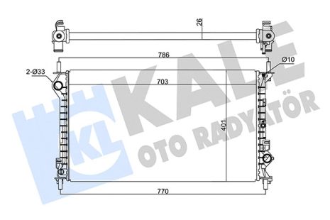 Радиатор охлаждения FORD TRANSIT, KALE OTO RADYATOR (124200) Радиатор охлаждения FORD TRANSIT, KALE OTO RADYATOR (124200)