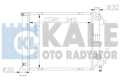 Охолоджувальний радіатор MERCEDES-BENZ 124, KALE OTO RADYATOR (361200) Охолоджувальний радіатор MERCEDES-BENZ 124, KALE OTO RADYATOR (361200)